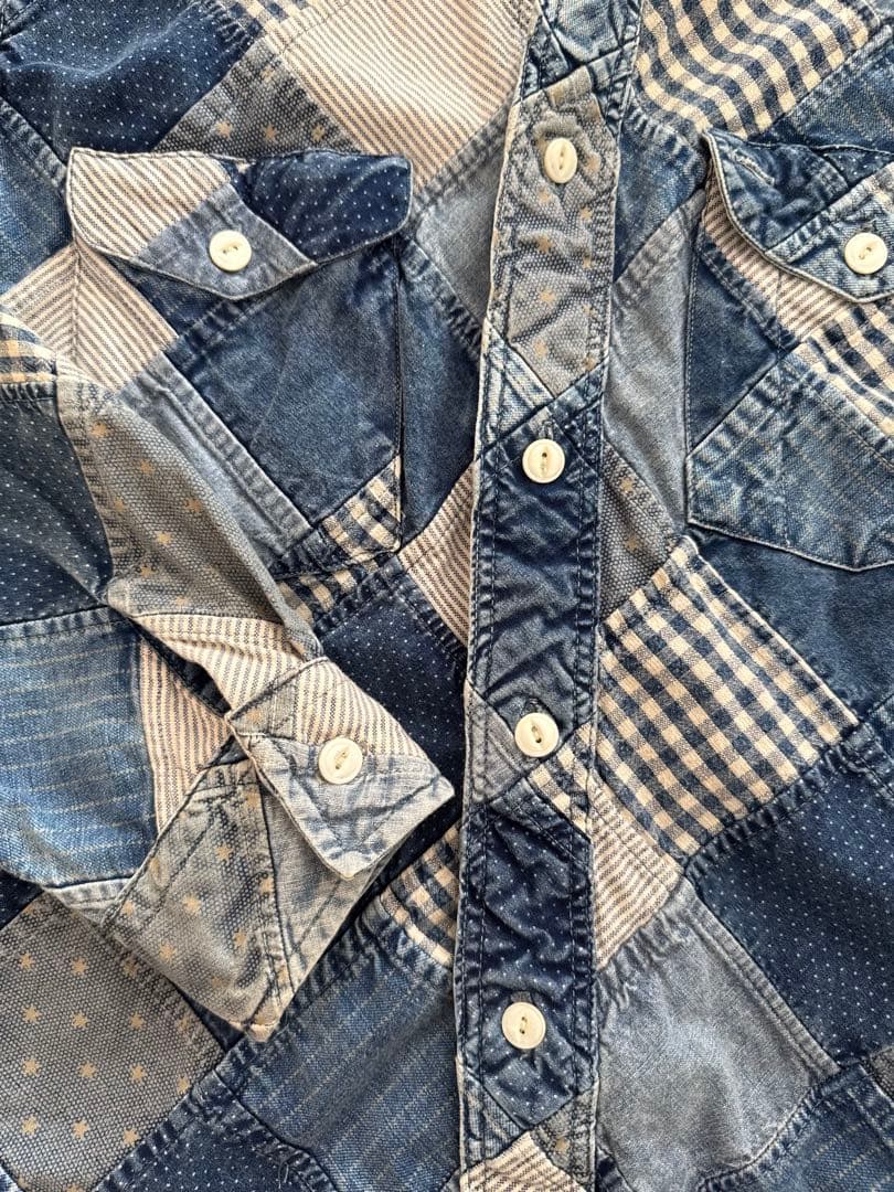 RRL 〝LIMITED EDITION〟パッチワークデニムシャツ