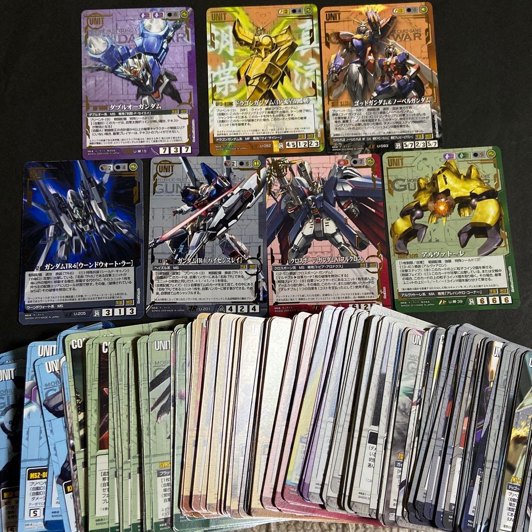 ガンダムウォー　AR ゴッドガンダム＆ノーベルガンダム　約250枚まとめ売り