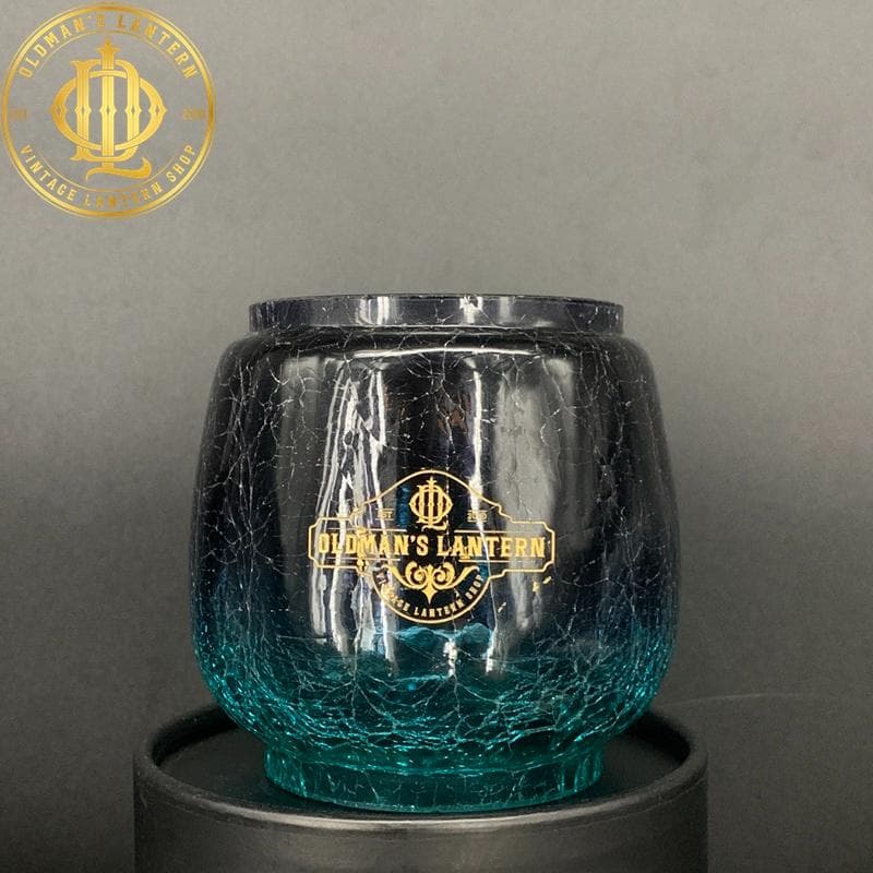 【限定】クラックグラス グレー/エメグリ Feuerhand ホヤ 276