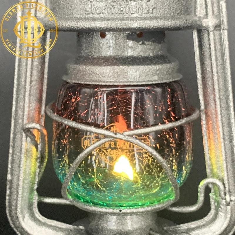 【限定】クラックグラス グレー/エメグリ Feuerhand ホヤ 276