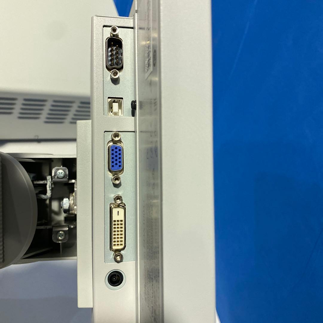 CRTモニター シルバー ケーブル付き