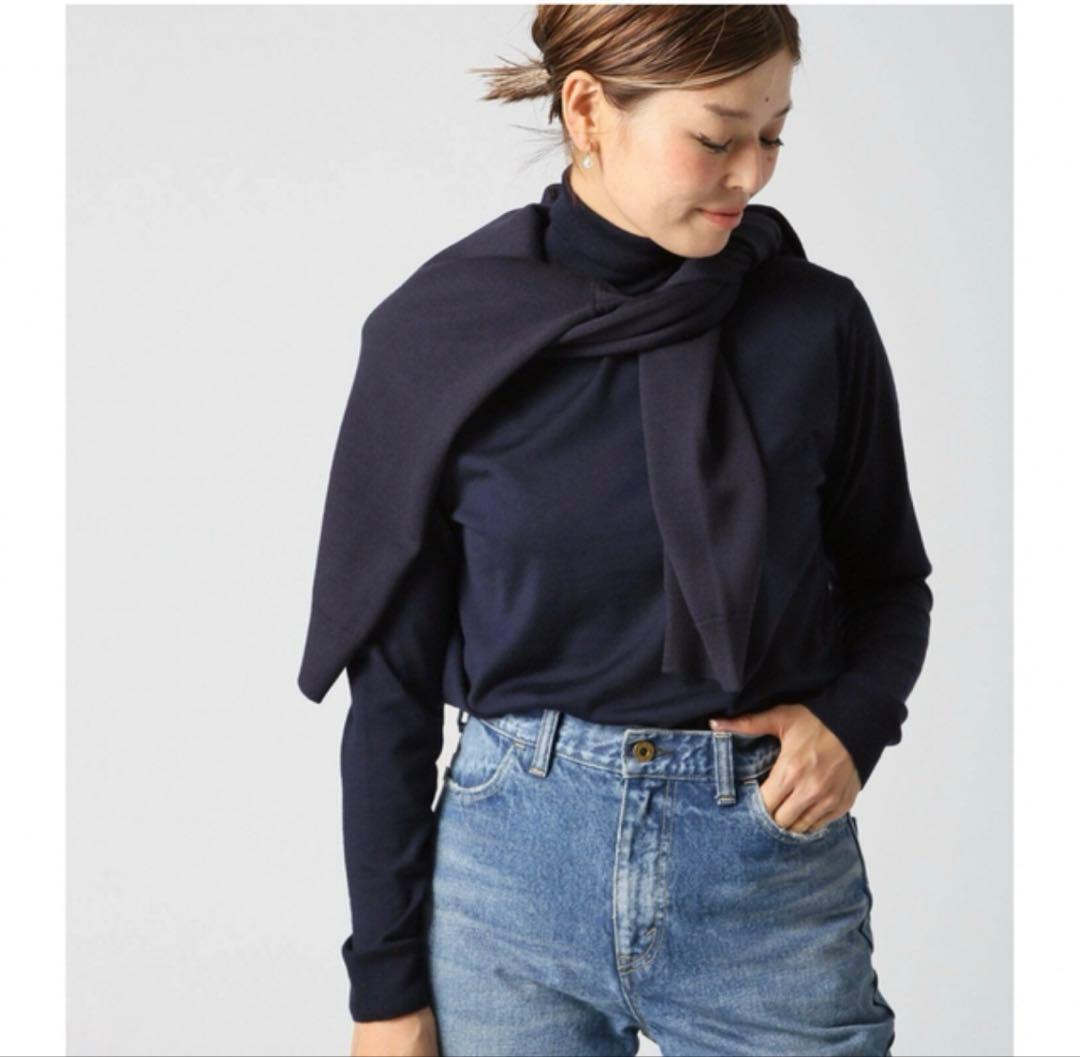 ドゥーズィエムクラス　FFタートルネック　プルオーバー