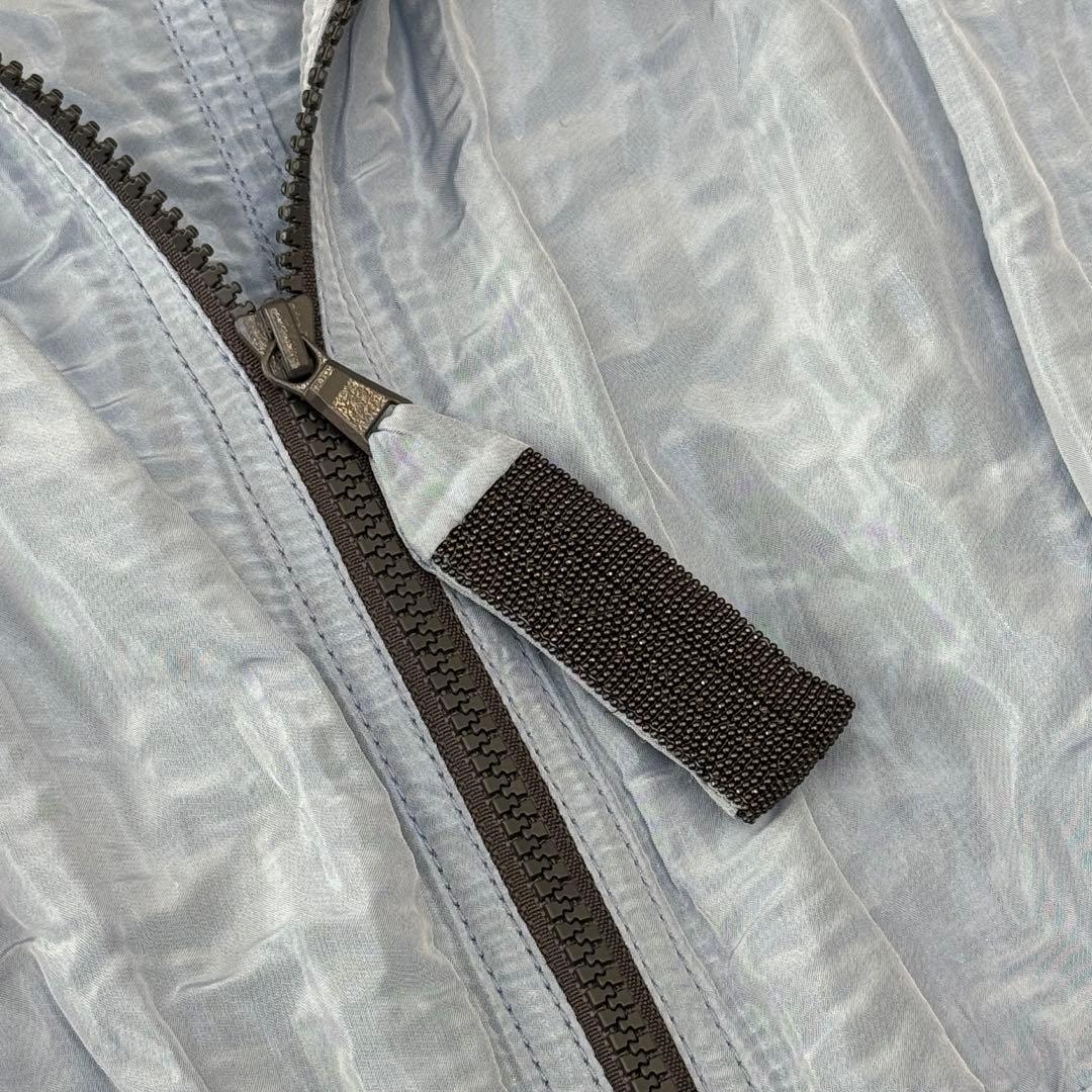 ブルネロクチネリ ポリ フーデット コート サックス 38 ナイロンコート