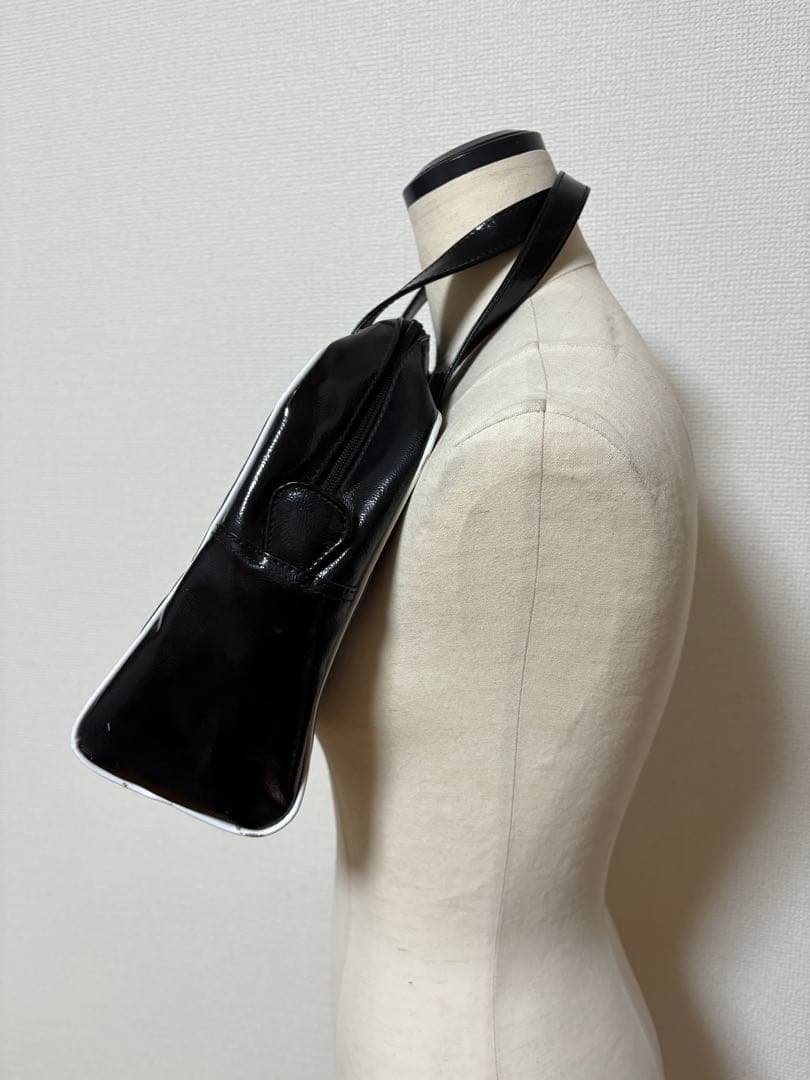 y2k 平成　ギャル　平成ファッション　クレージュ　エナメルミニボストンバッグ