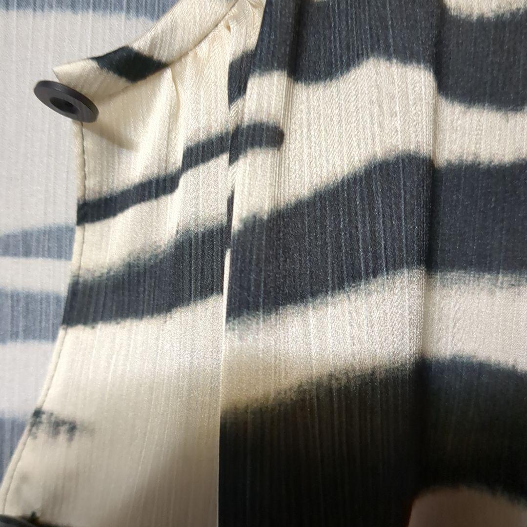 TAE ASHIDA タエアシダ　長袖ブラウス りぼん付き