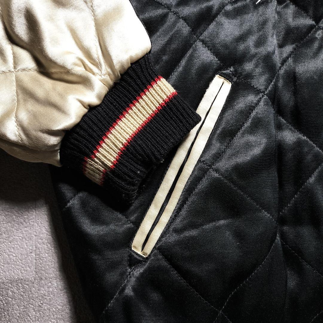 80s Souvenir Jacket M相当 ダイヤキルティング リバーシブル