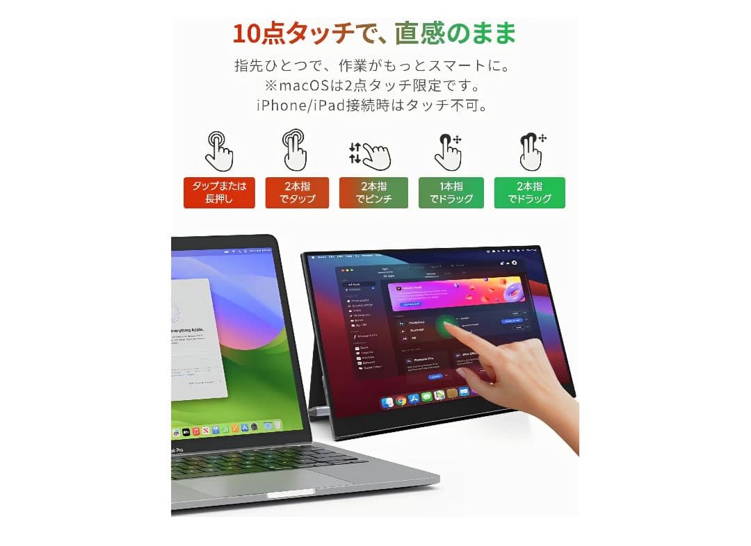 Intehill モバイルモニター T13FA