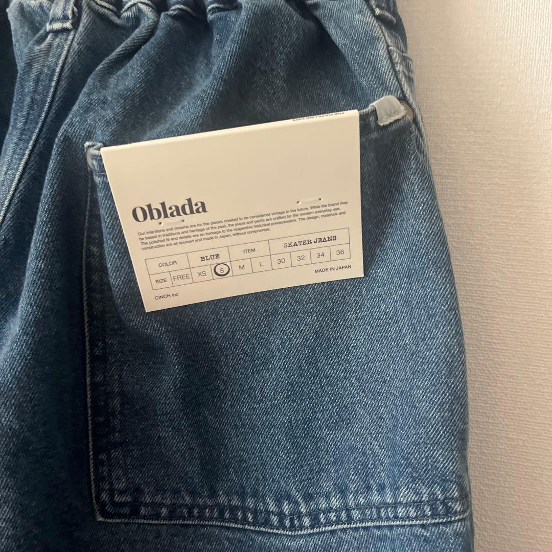 oblada SKATER JEANS タグ付き新品未使用　日本製　サイズS