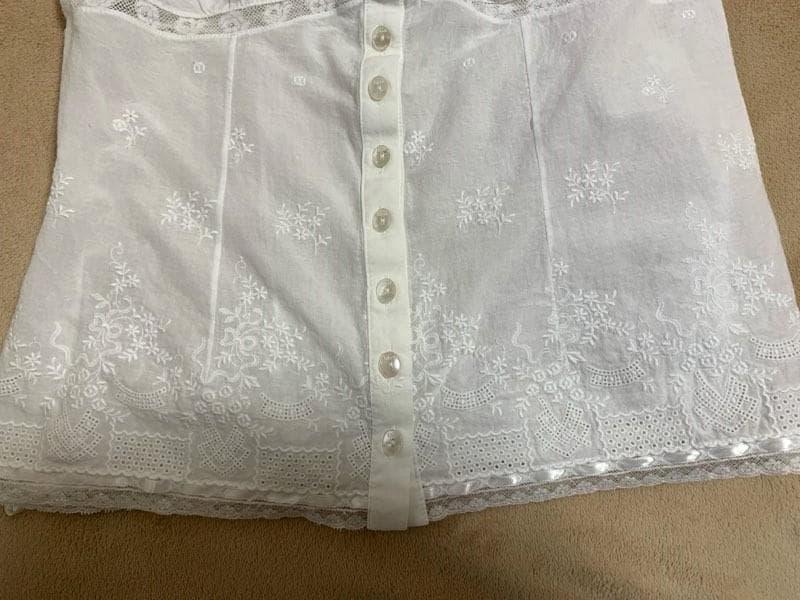 Christian Dior キャミソール 白色 コットン