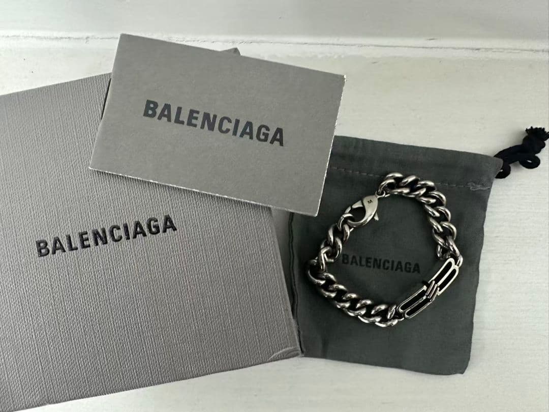 BALENCIAGA チェーンブレスレット 新品同様