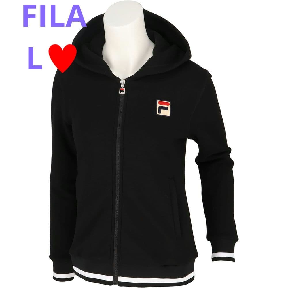 FILA テニスウェア フルジップアップパーカー L 長袖 フィラ