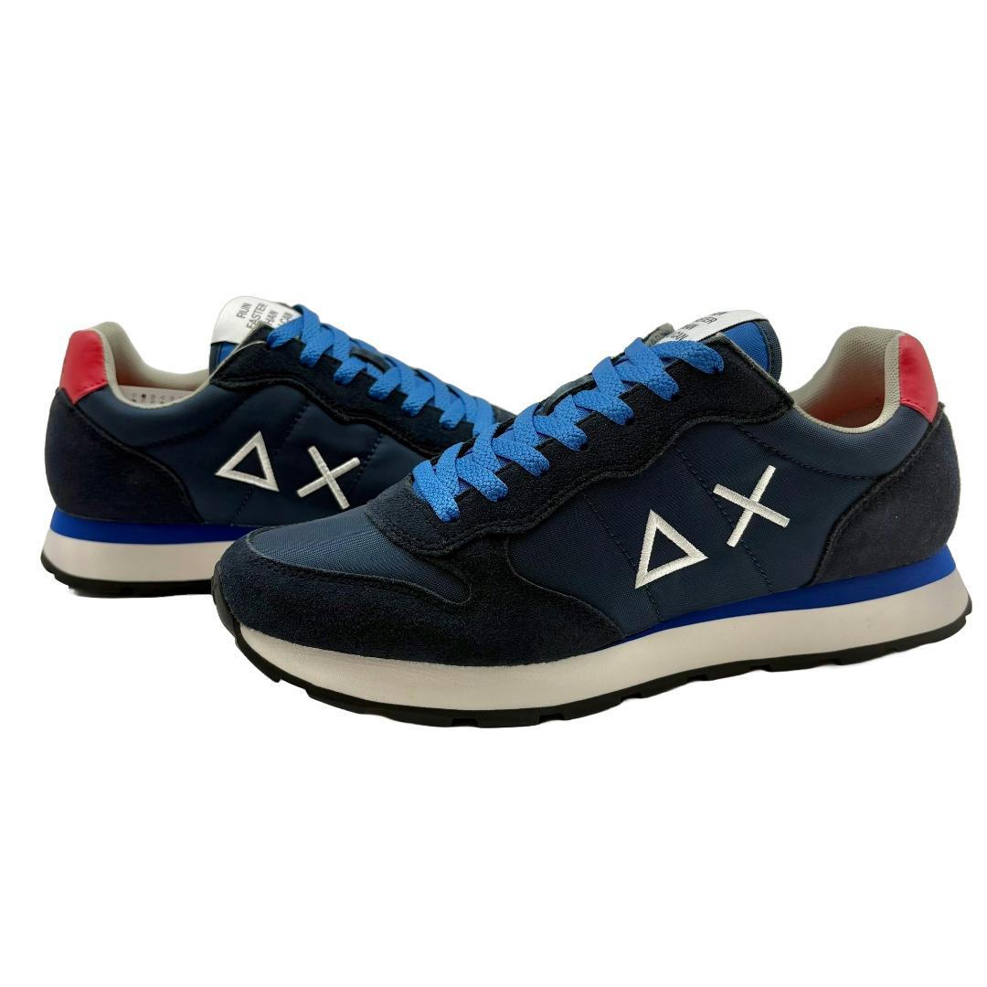 新品■SUN 68 △× ロゴスニーカー■ネイビー　101-80 SUN68