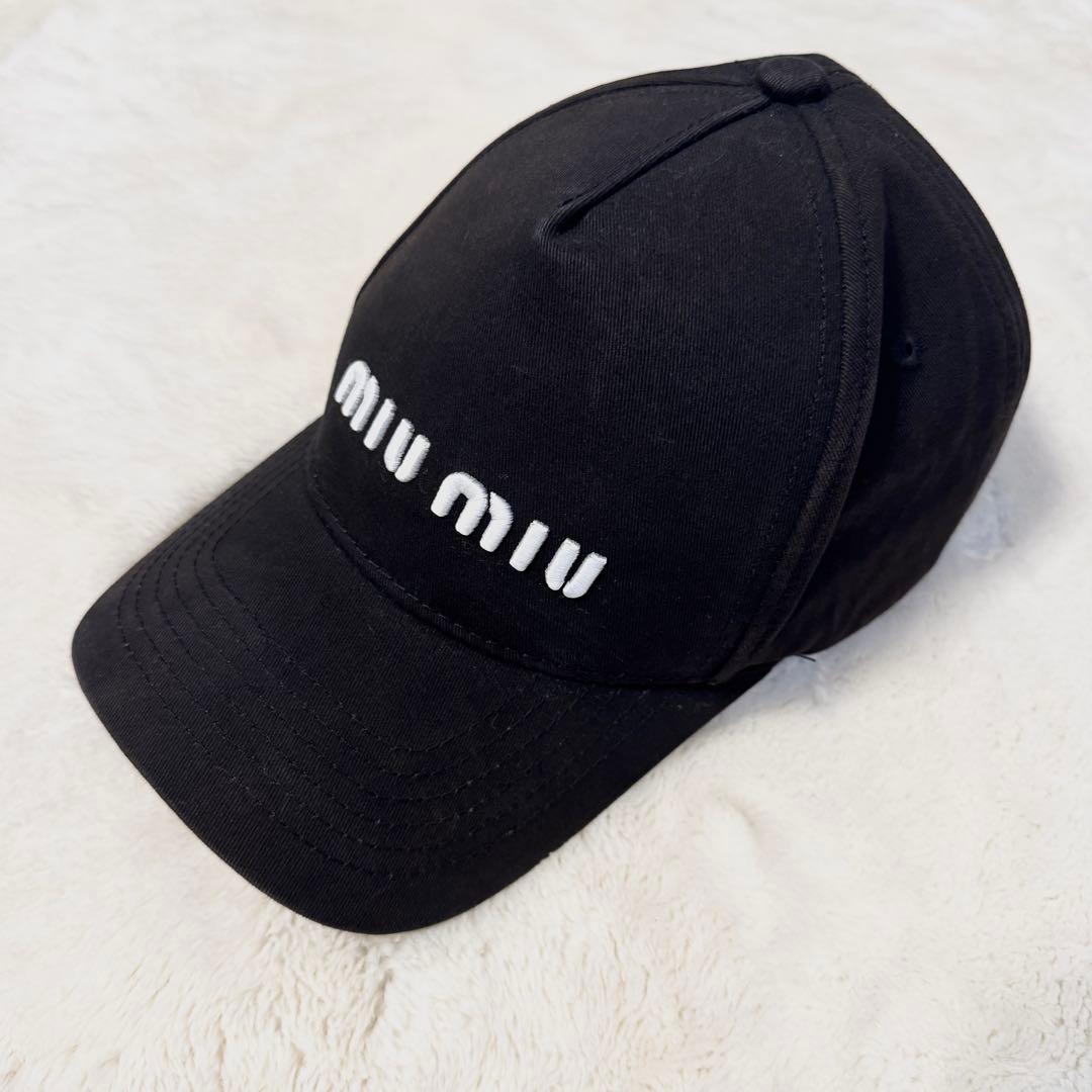 【hikari様】miu miu ミュウミュウ　ベースボールキャップ　正規品