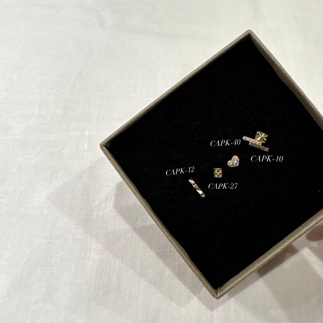 CANAL Accessory 10K ゴールドピアス バラ売り可