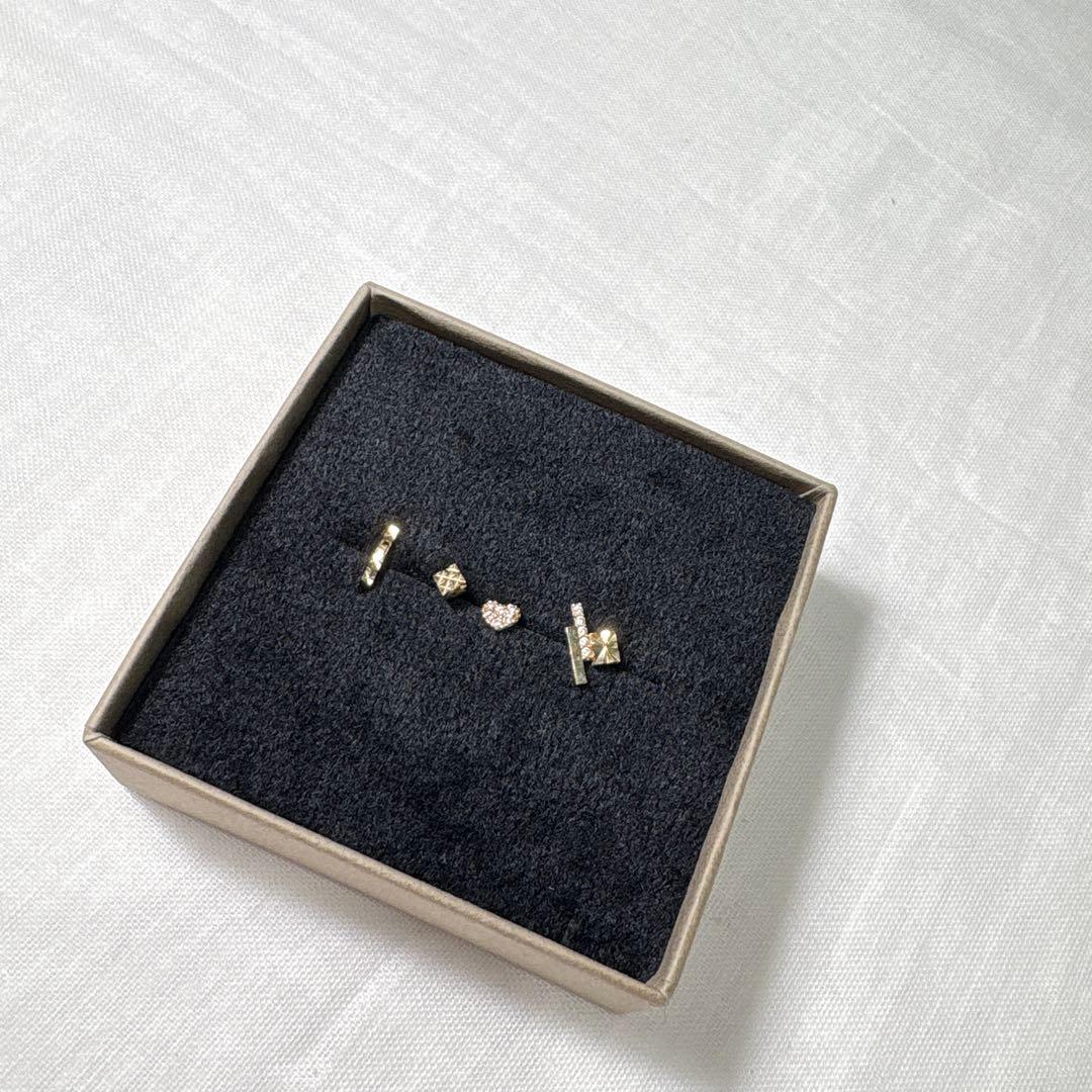 CANAL Accessory 10K ゴールドピアス バラ売り可