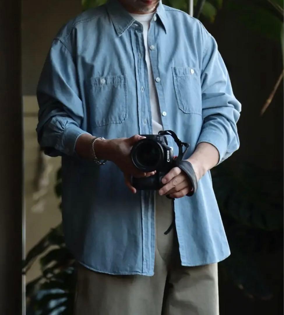 トップス A.PRESSE Washed Chambray Shirt 2