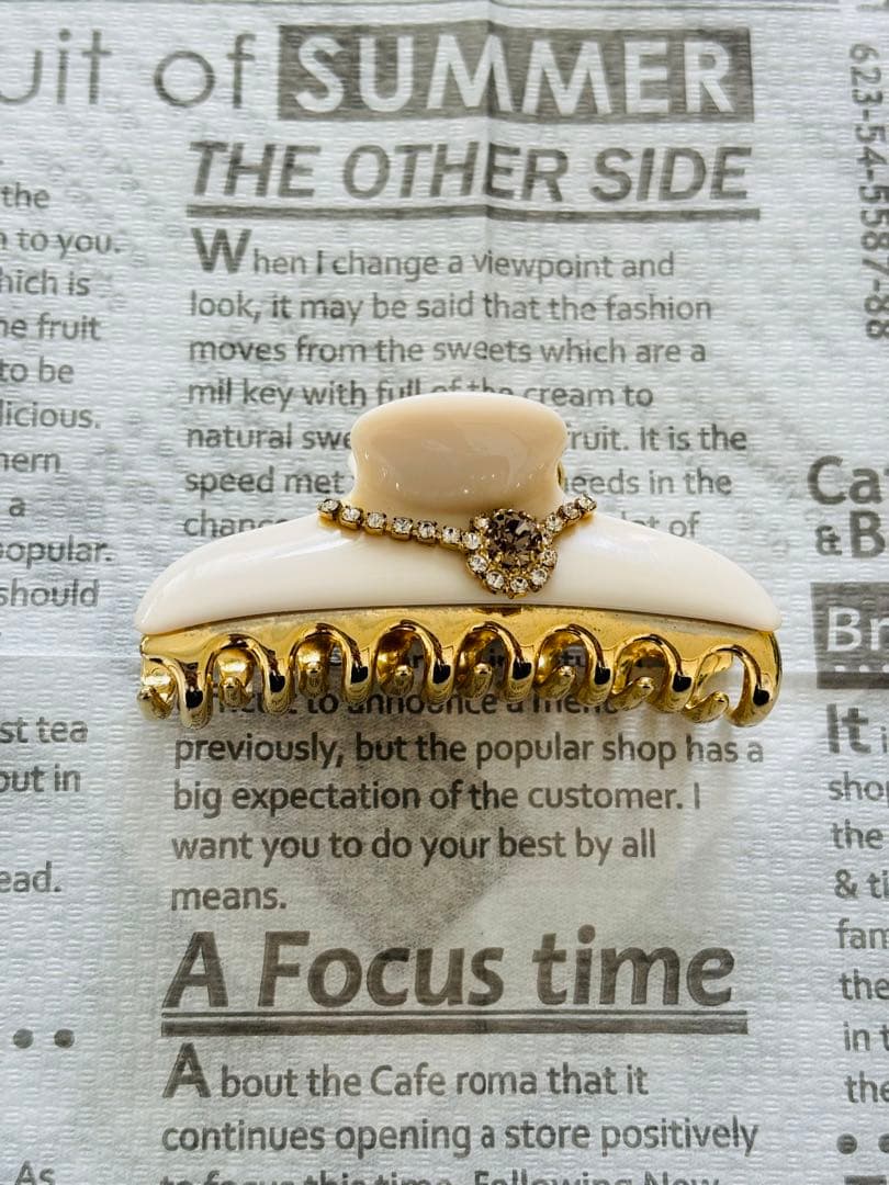 accaネックレス付きヘアクリップ