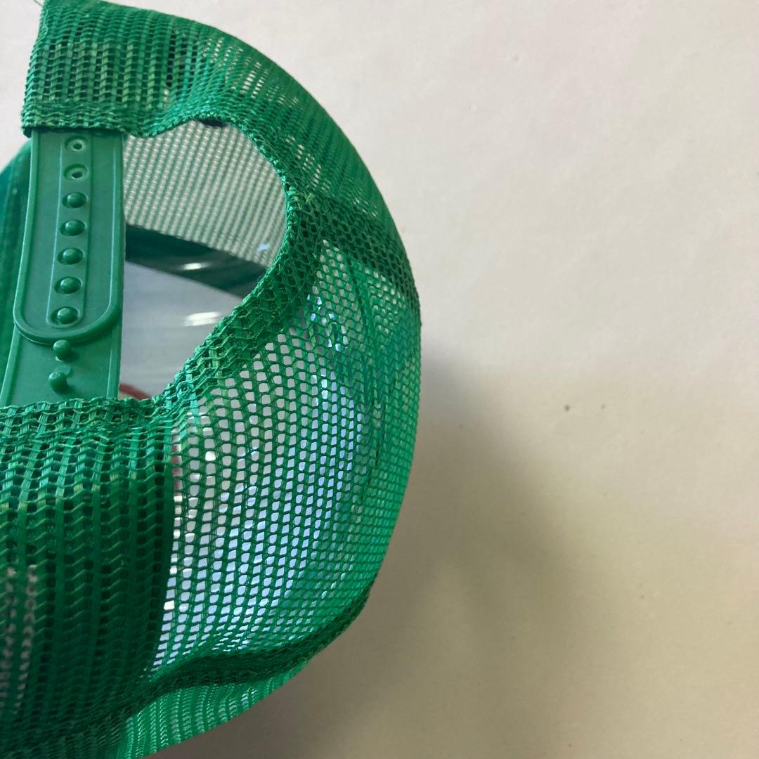 Mowalola トラッカーキャップ 緑/白