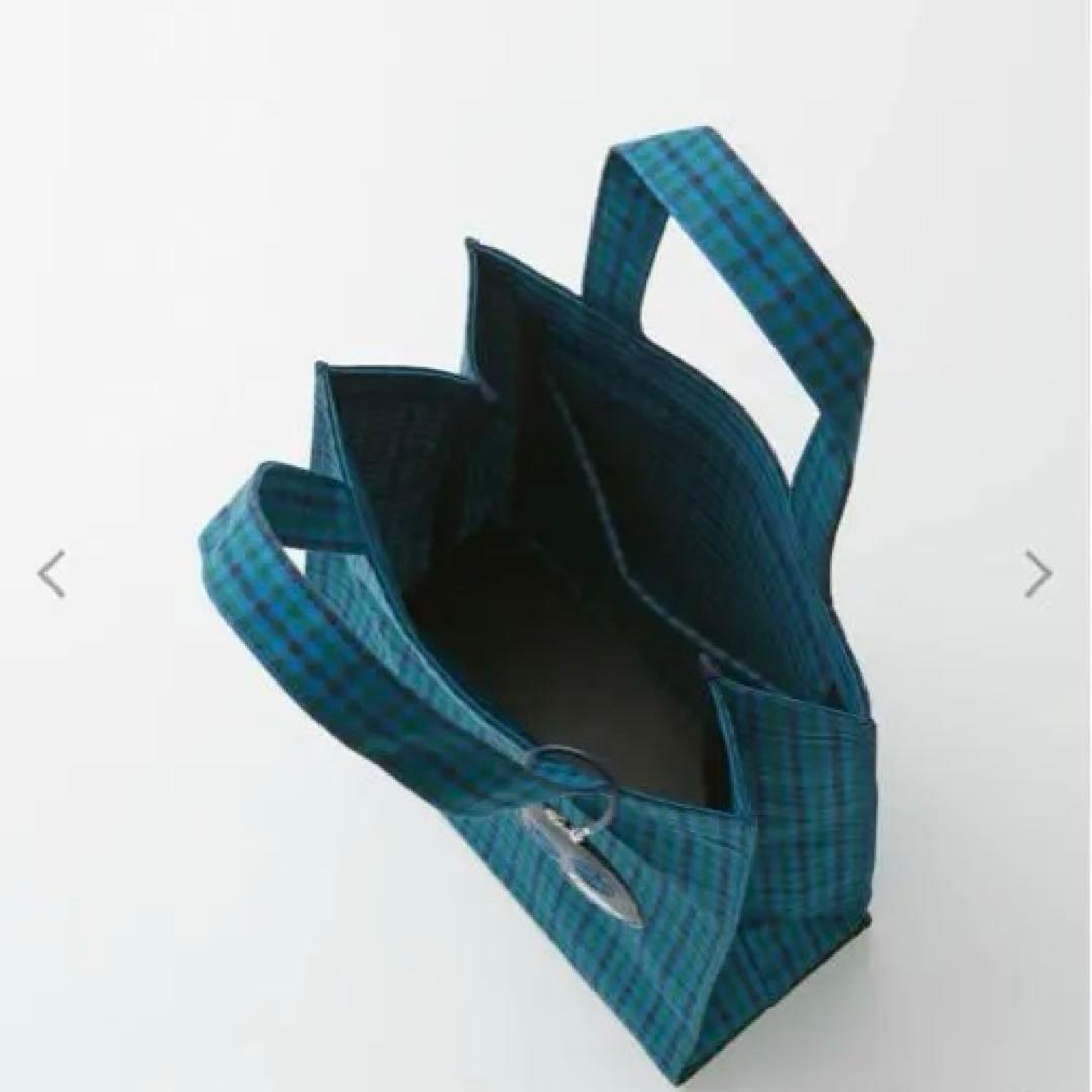 【未開封新品】ファミリア⭐︎トートバッグ　チェック　小