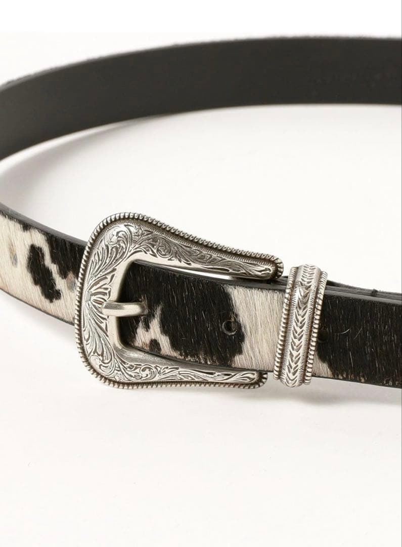 wrangler ベルト　牛柄　ハラコ ウエスタン　beams boy