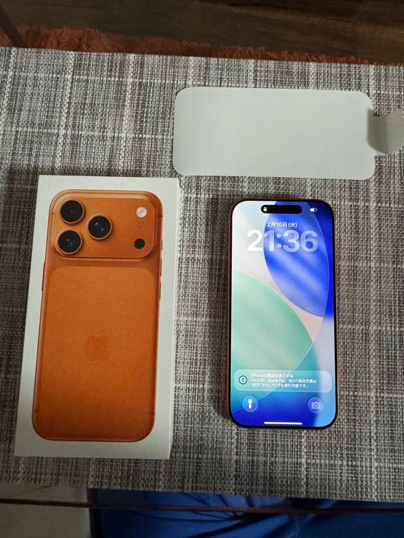 iPhone17pro 512GB コズミックオレンジ