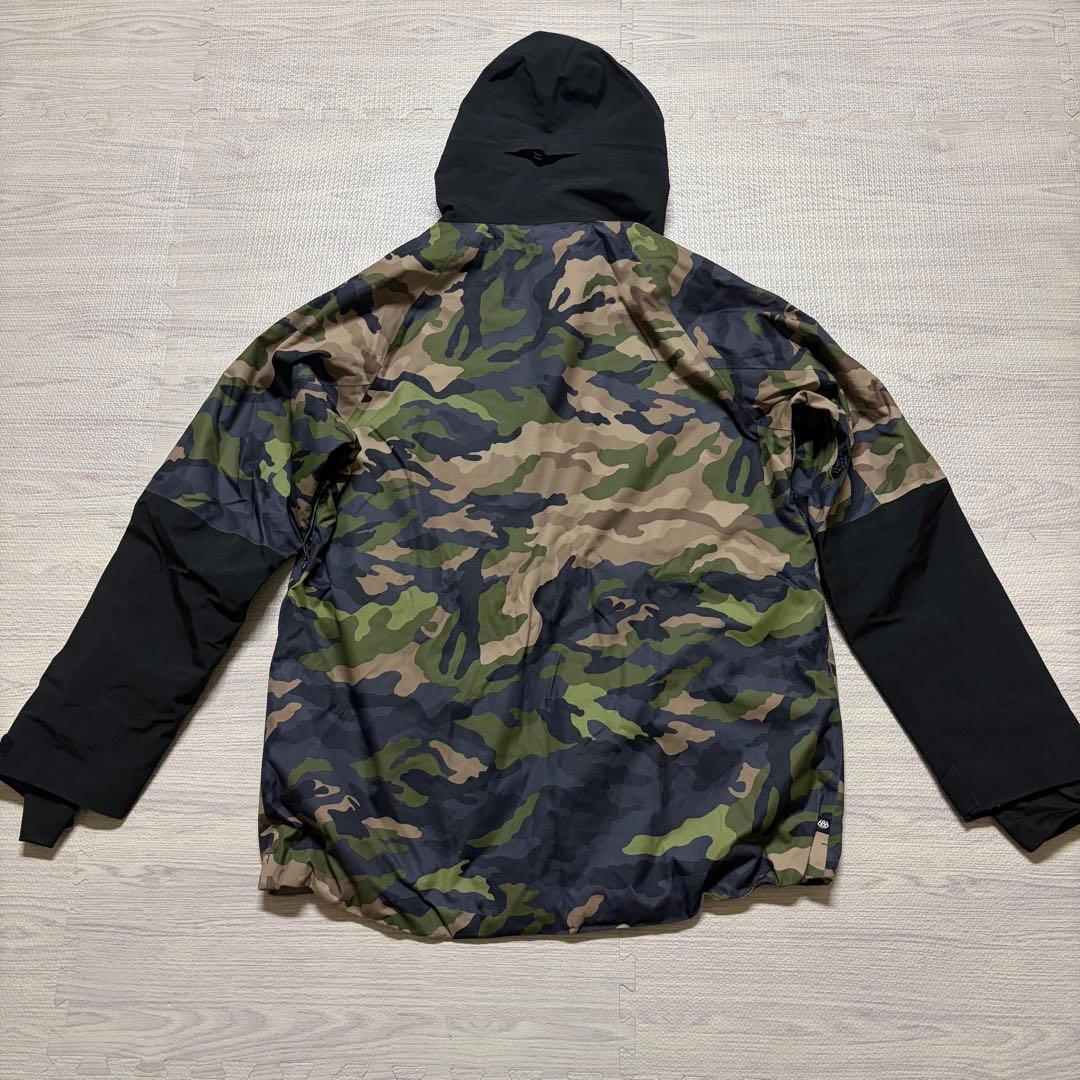 ラスク686 スノーボードウェア セットアップ L迷彩カモフラ ビブパンツ