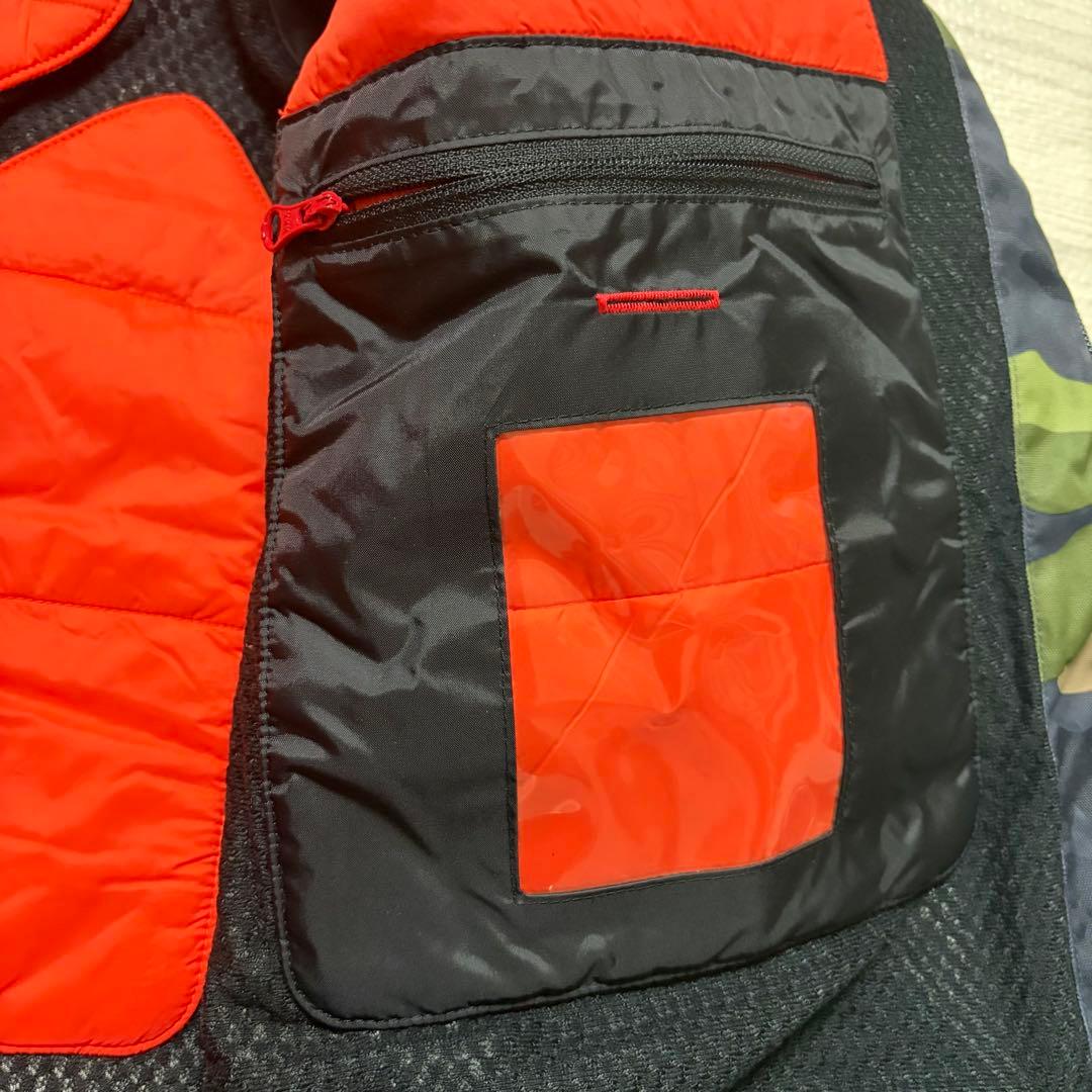 ラスク686 スノーボードウェア セットアップ L迷彩カモフラ ビブパンツ