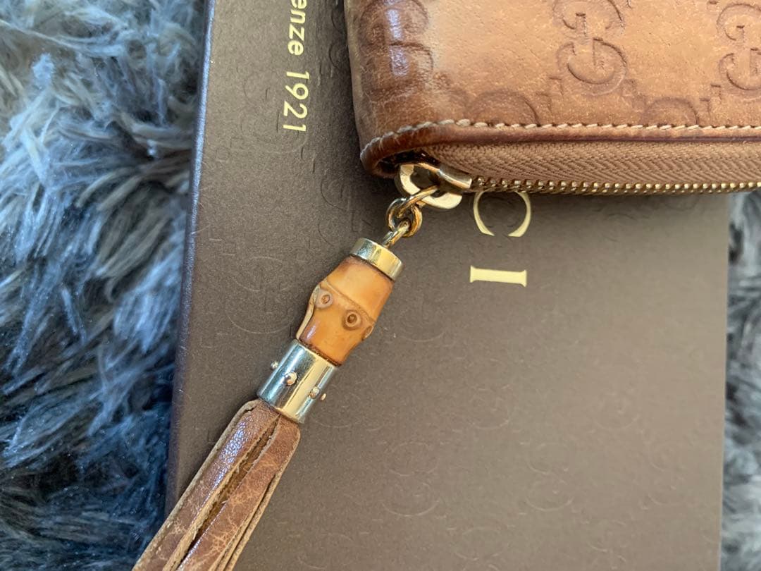 GUCCI 長財布 ブラウン 箱付き