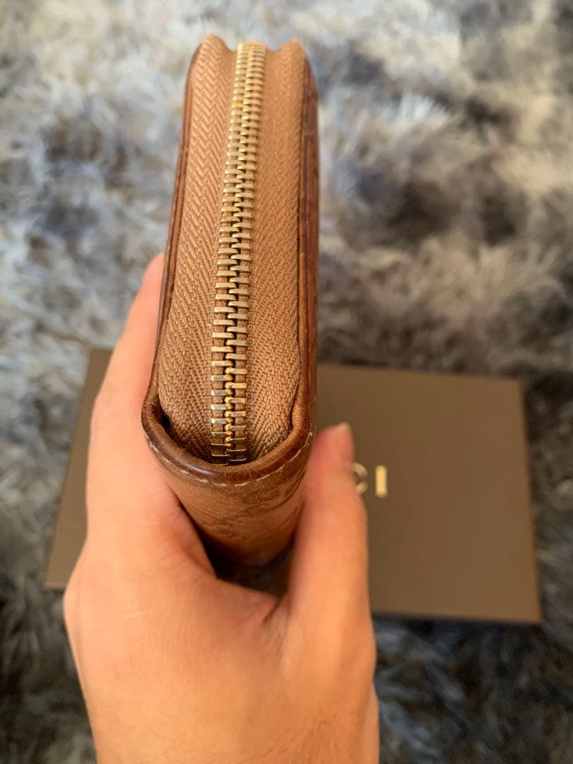 GUCCI 長財布 ブラウン 箱付き