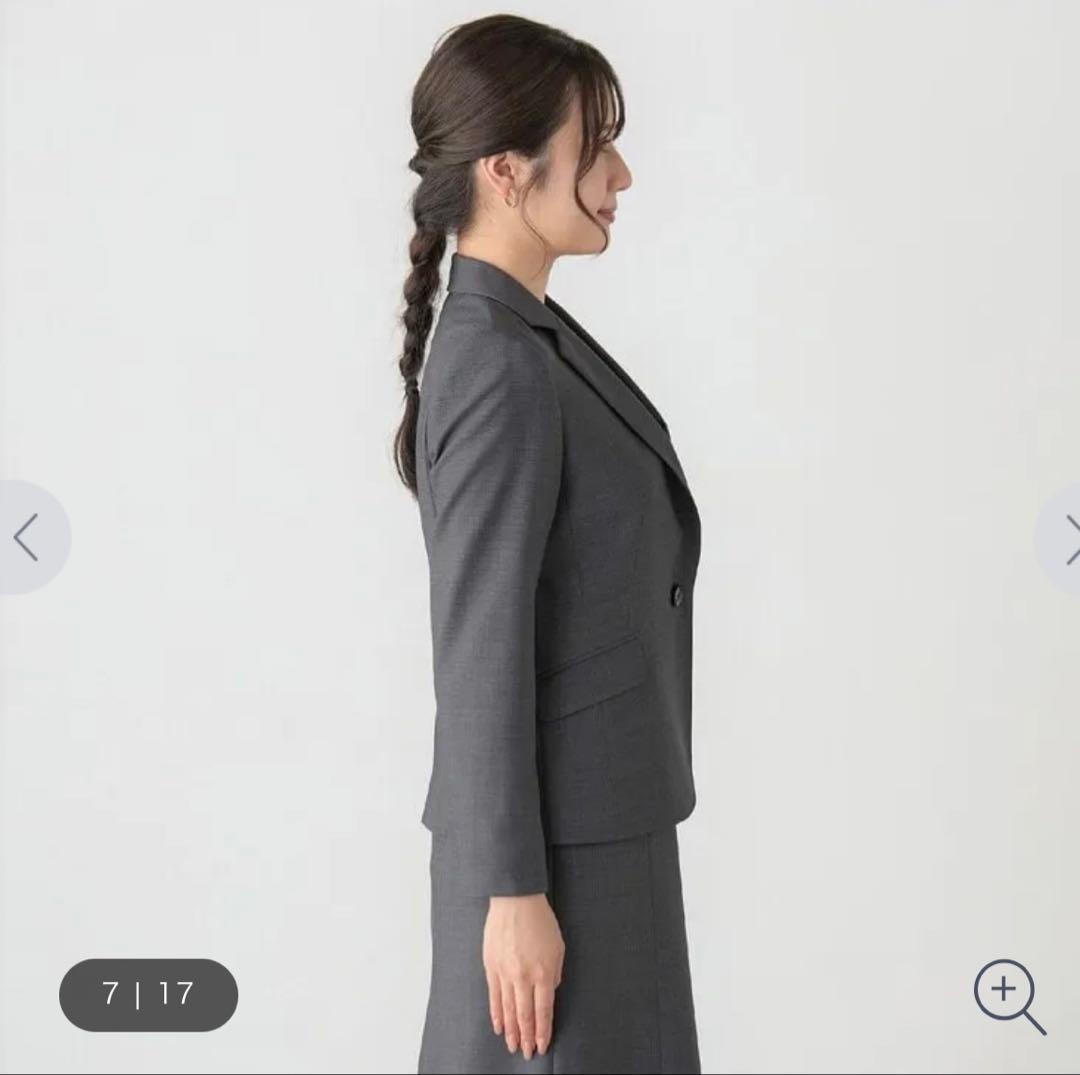 ゆき様　AOKI 洗える360°キレイテーラードジャケット グレー パンツスーツ