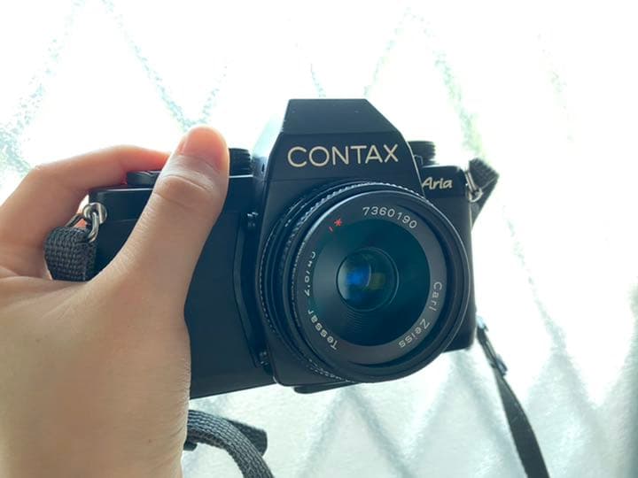 Contax Aria CarlZeiss Tessa 2.8/45レンズ付き