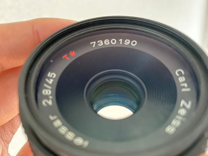 Contax Aria CarlZeiss Tessa 2.8/45レンズ付き