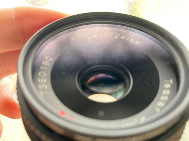 Contax Aria CarlZeiss Tessa 2.8/45レンズ付き