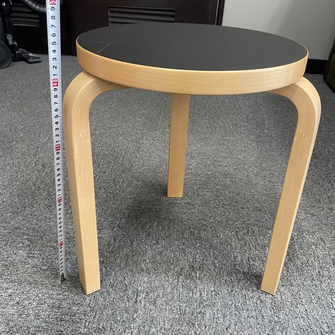 【送料込】アルテック Artek スツール60　黒　チェア　椅子