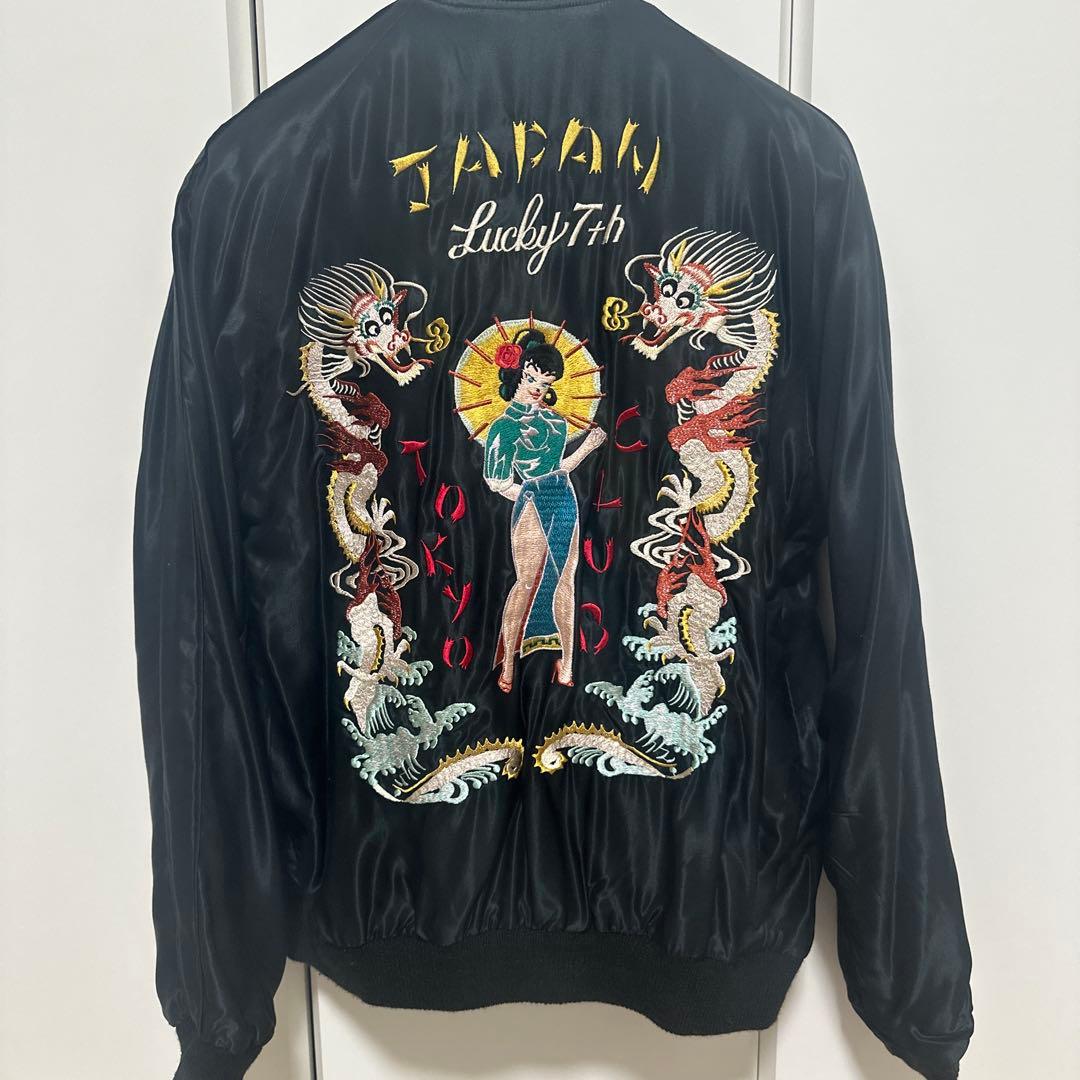 東洋　スカジャン 黒・白