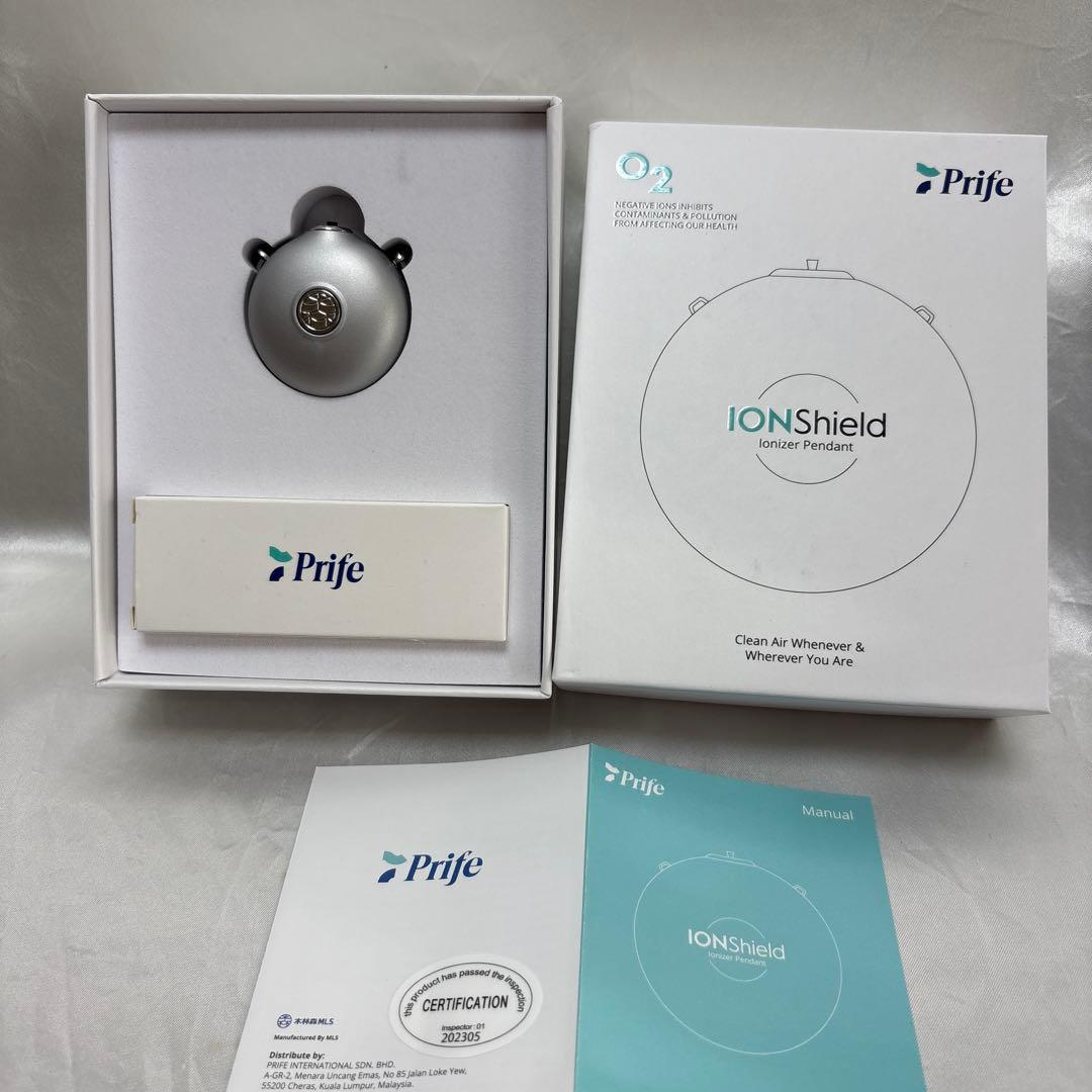 #値下　11/24まで♯携帯空気清浄機　シールド　シルバー