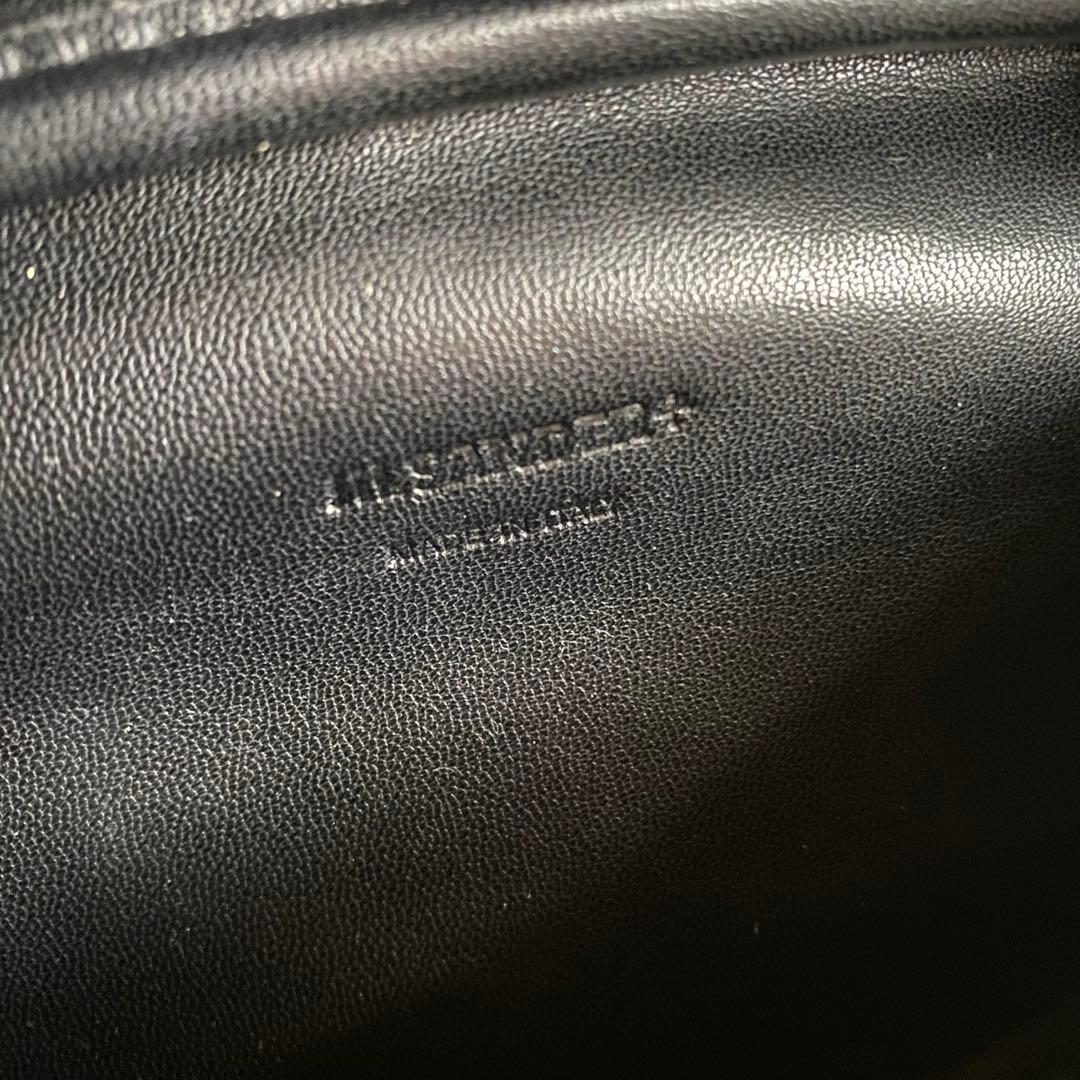 JIL SANDER ジルサンダー ボディバッグ キャンバス×レザー　美品