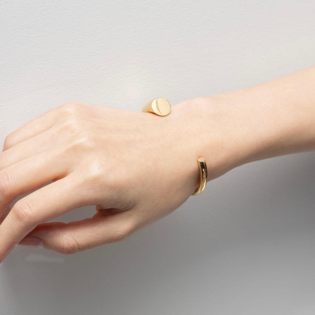 h'eres 202 HORN BANGLE gold サイズ1 シルバー925