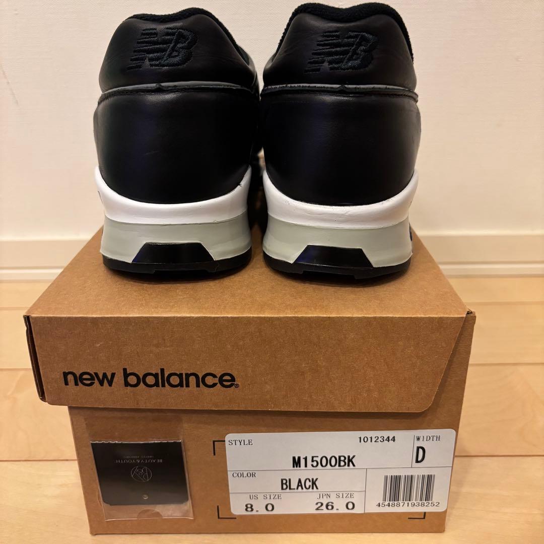 new balance ニューバランス M1500BK 26cm