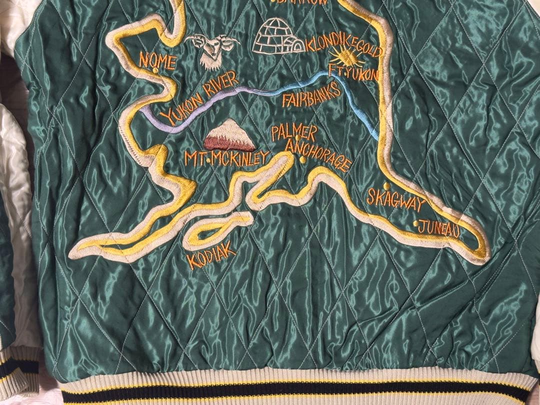 2022年秋冬 テーラー東洋 スカジャン 別珍 白熊 アラスカ