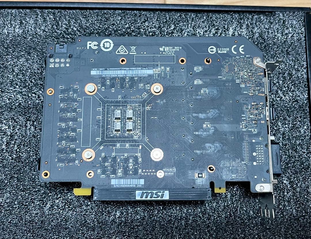 グラフィックボード・グラボ・ビデオカード GeForce GTX 1660 SUPER AERO ITX