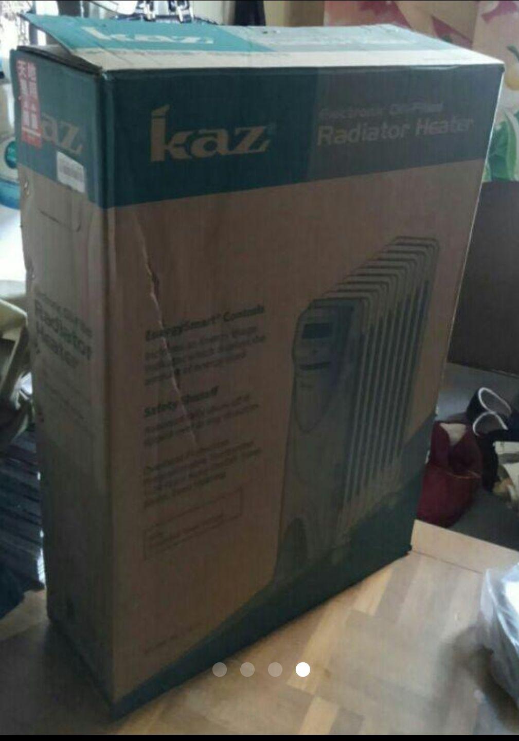 ★最終お値下げ★【新同・半日使用】Kaz オイルヒーター(省エネ対応機)