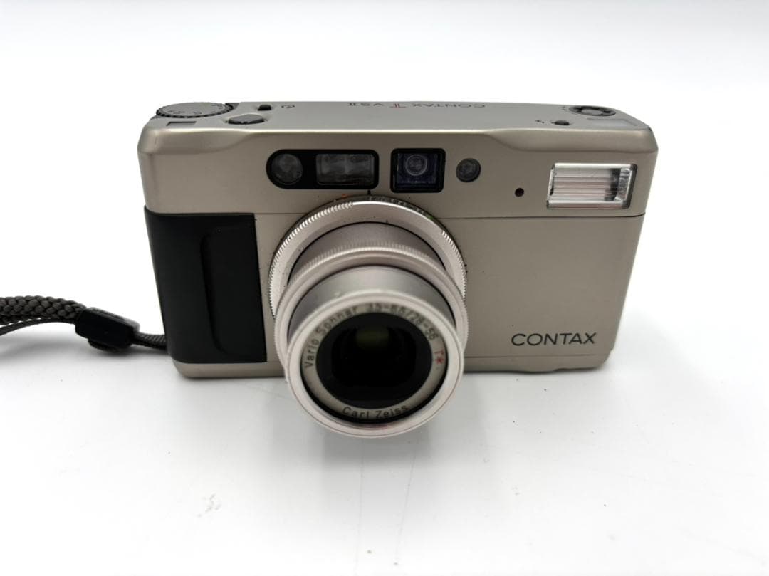 【通電確認OK】フィルムカメラ　CONTAX T VS Ⅱ　カバー付き