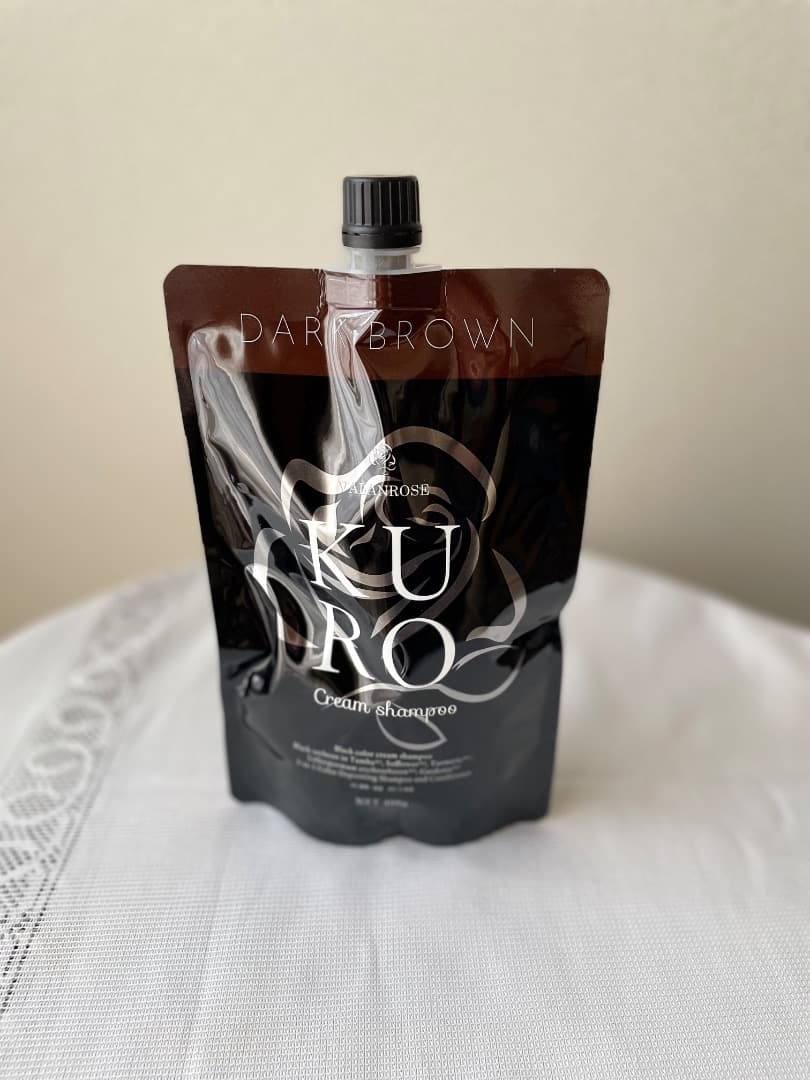バランローズ　KURO クリームシャンプー ５パック　ダークブラウン