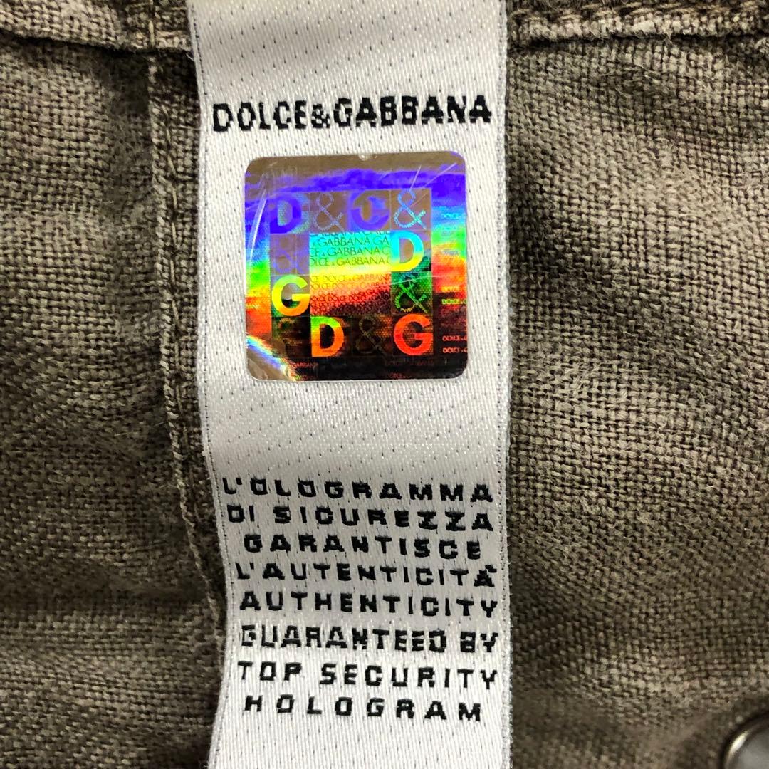 DOLCE＆GABBANA ドルチェ＆ガッバーナ　シャツジャケット　ロゴ　R