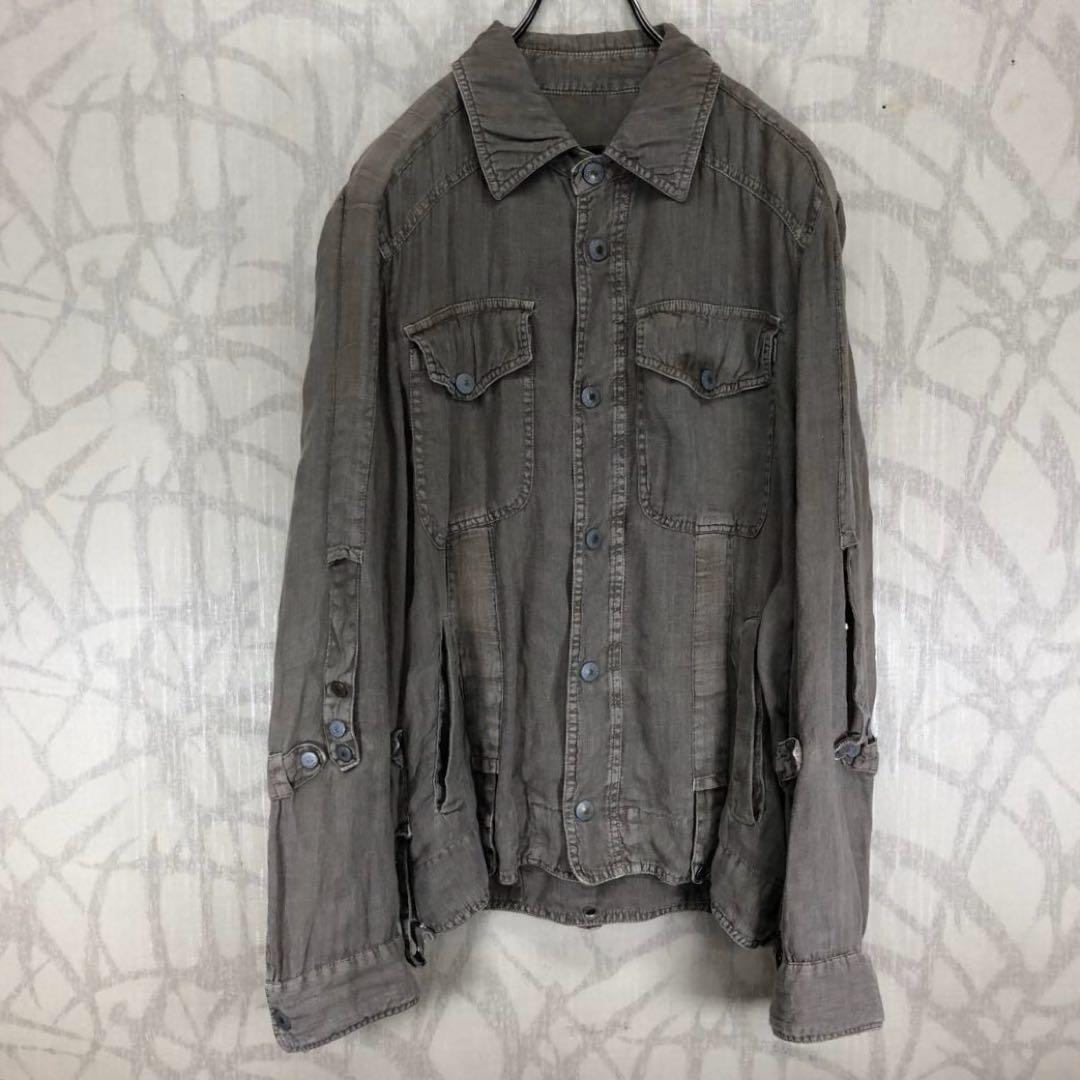 DOLCE＆GABBANA ドルチェ＆ガッバーナ　シャツジャケット　ロゴ　R