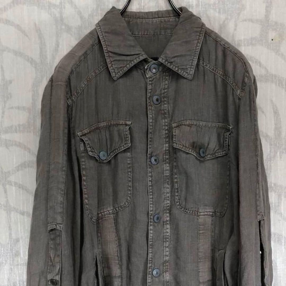 DOLCE＆GABBANA ドルチェ＆ガッバーナ　シャツジャケット　ロゴ　R