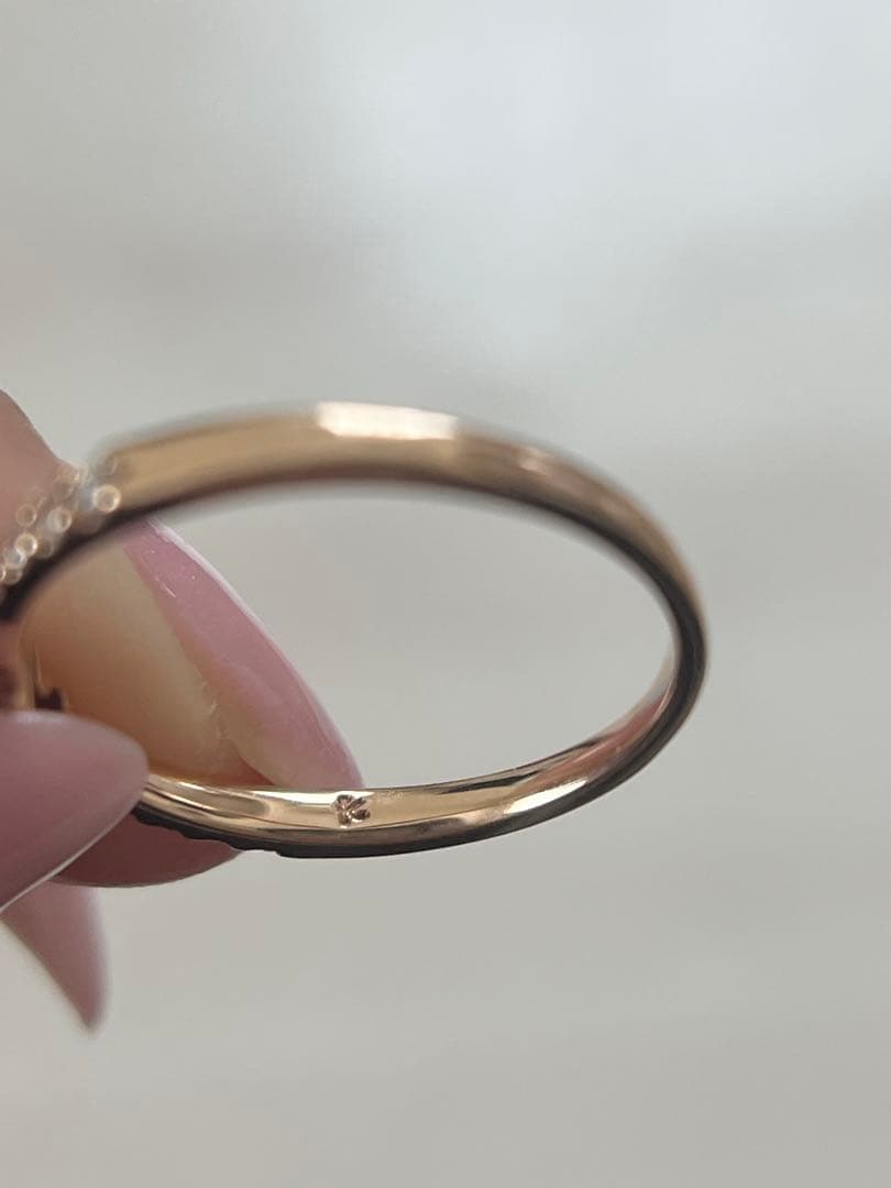 P10PGダイヤモンドハートリング