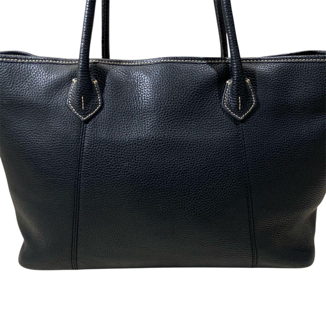 BARNEYS NEWYORK 本革 オールレザー シボ革 トートバッグ A4