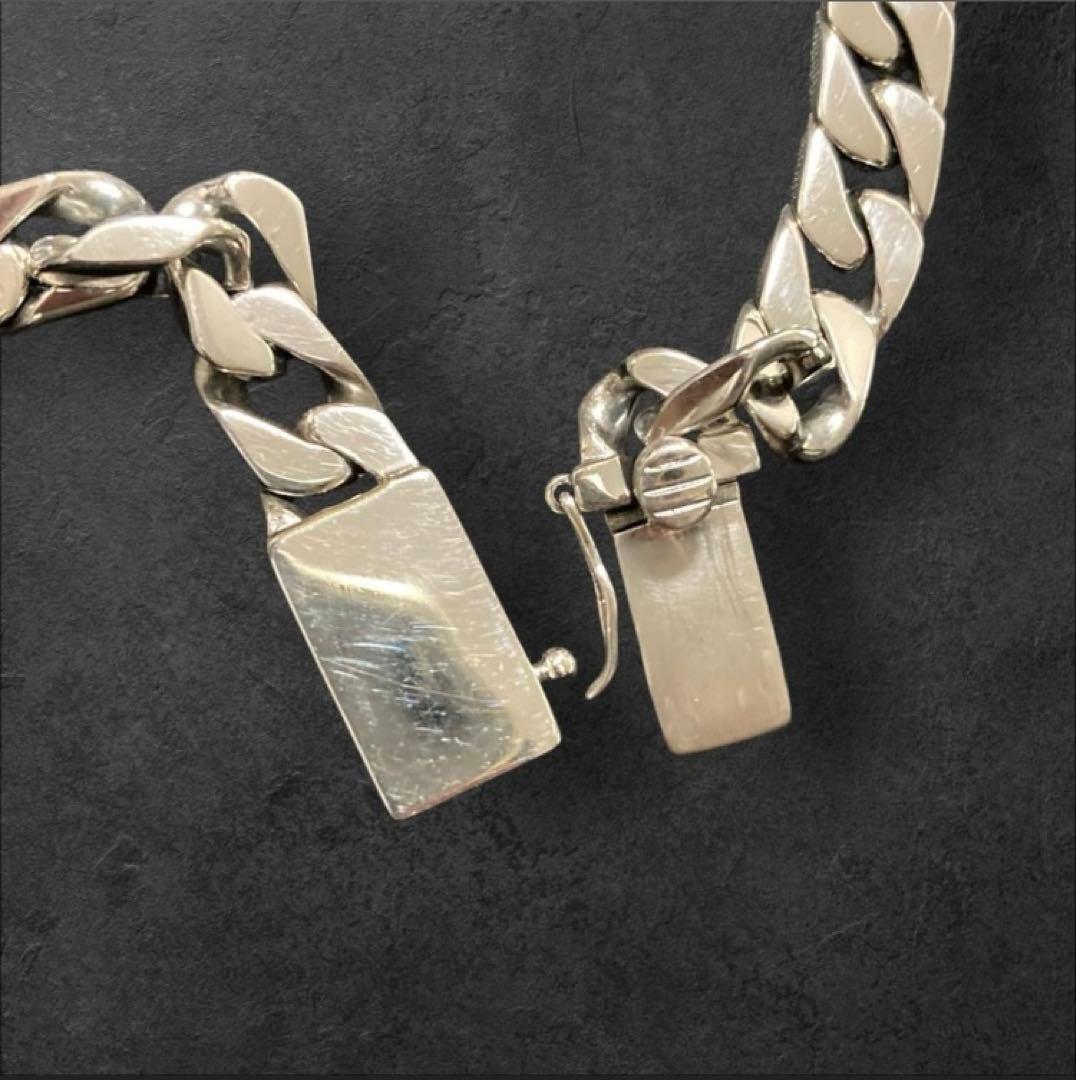 喜平 ネックレス 幅7mm 長さ50cm S925刻印 鑑定書付き